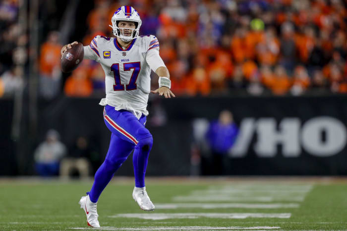 Josh Allen has rushed for 233 yards this season.